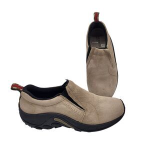 Merrell Jungle Moc Classic Taupe Performance Footwear Women's 7 Ortholite Tan